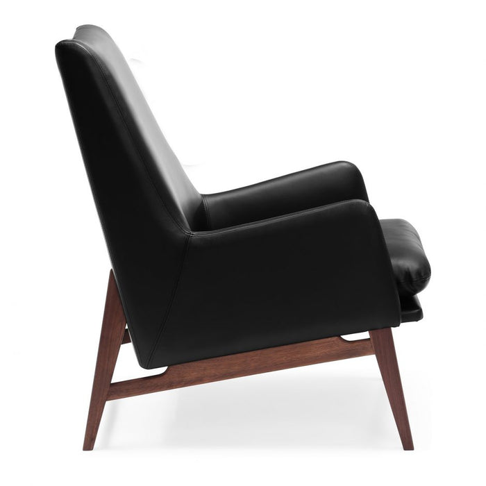 Asta Chair in Black Leather