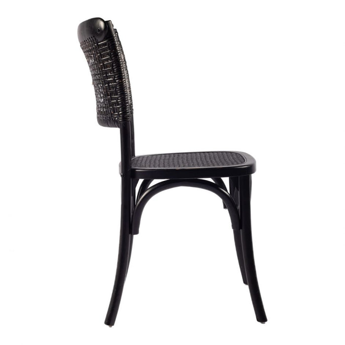 Micah Dining Chair Black Wash x 2