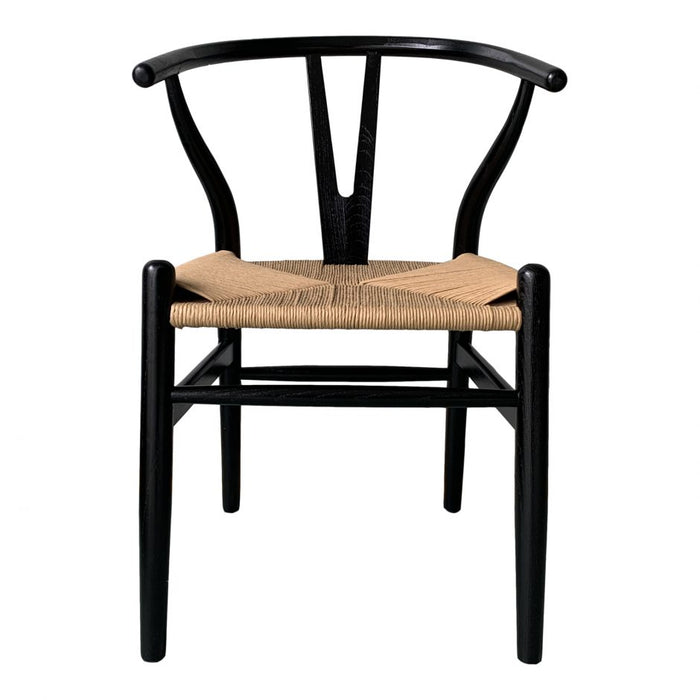 Elin Dining Chair Black - Natural