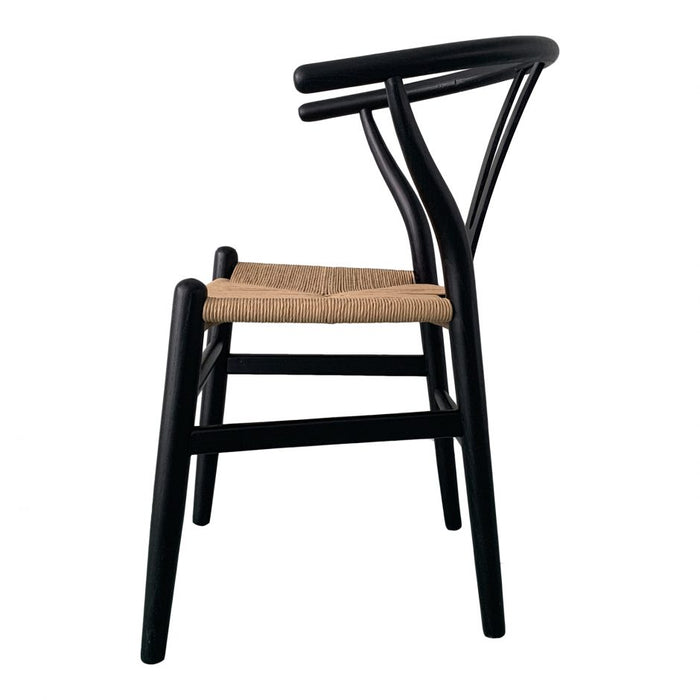 Elin Dining Chair Black - Natural