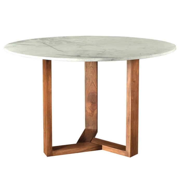 Jacques Round Dining Table in Warm Acacia