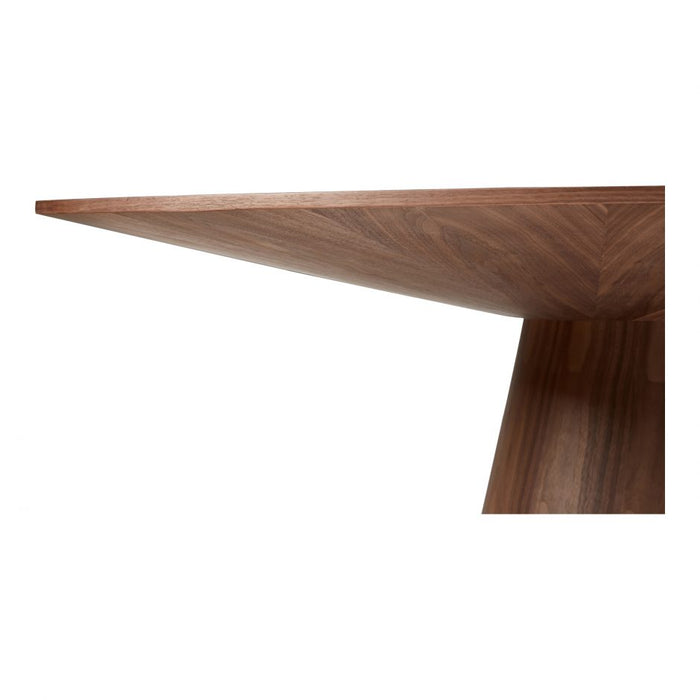 Olivia Oval Dining Table in Walnut