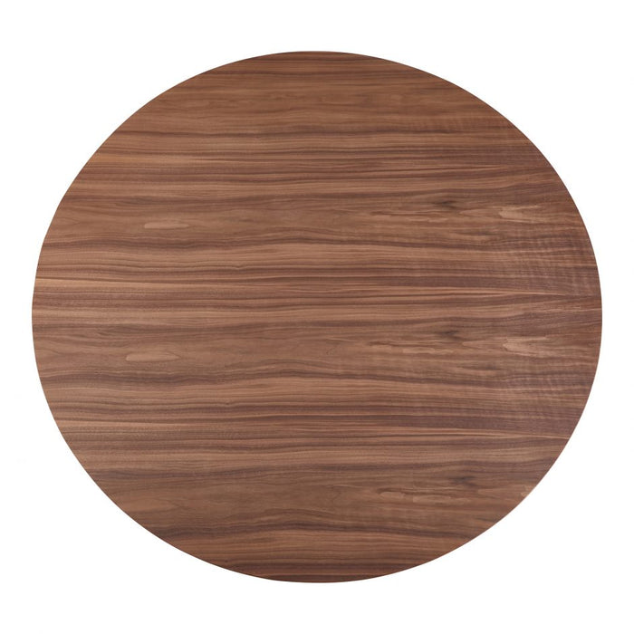 Olivia Round Dining Table in Walnut