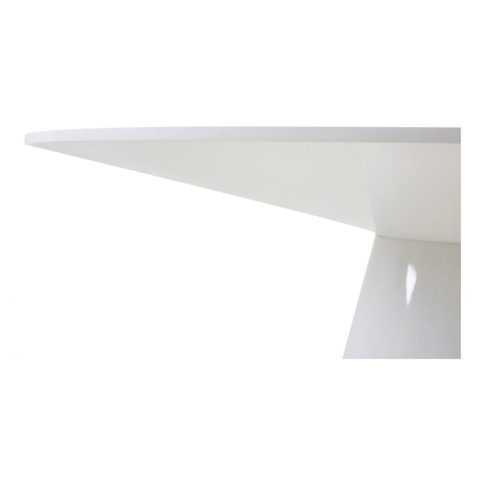 Olivia Round Dining Table in White