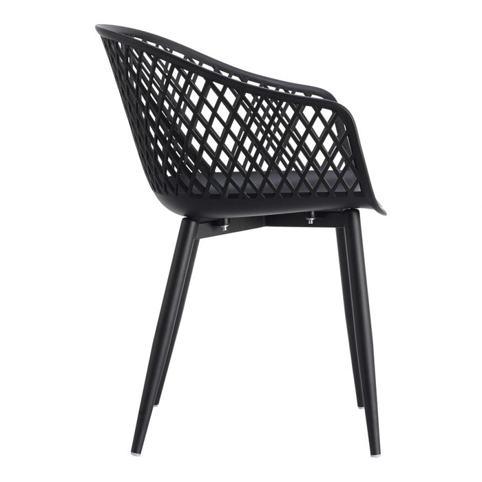 Niels Outdoor Chair Black x 2